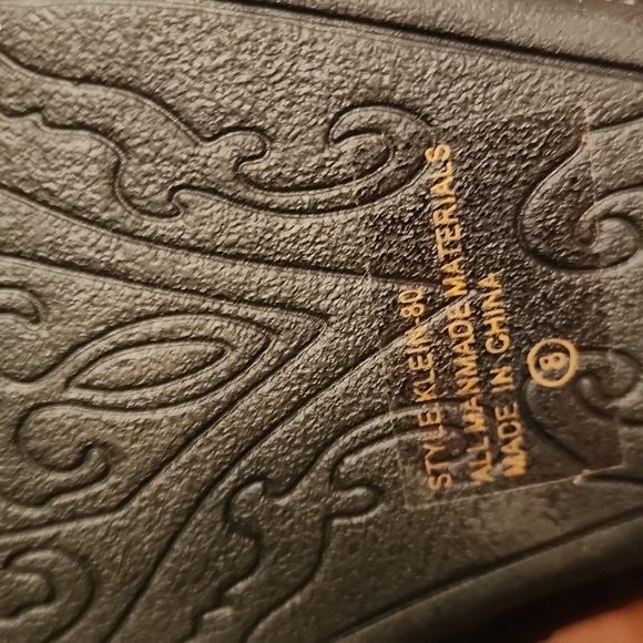 Vegan black buckle mid calf boots! NWOT!! - Picture 4 of 6